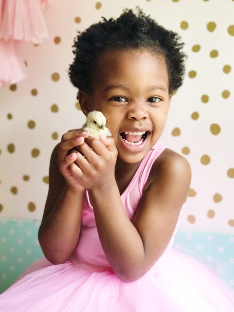 libby and her chicks