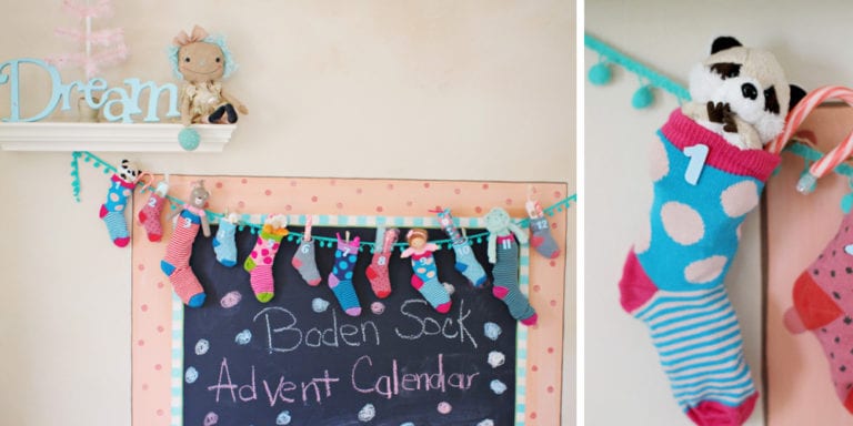 How To Make a Mini Boden Sock Advent Calendar Live Sweet