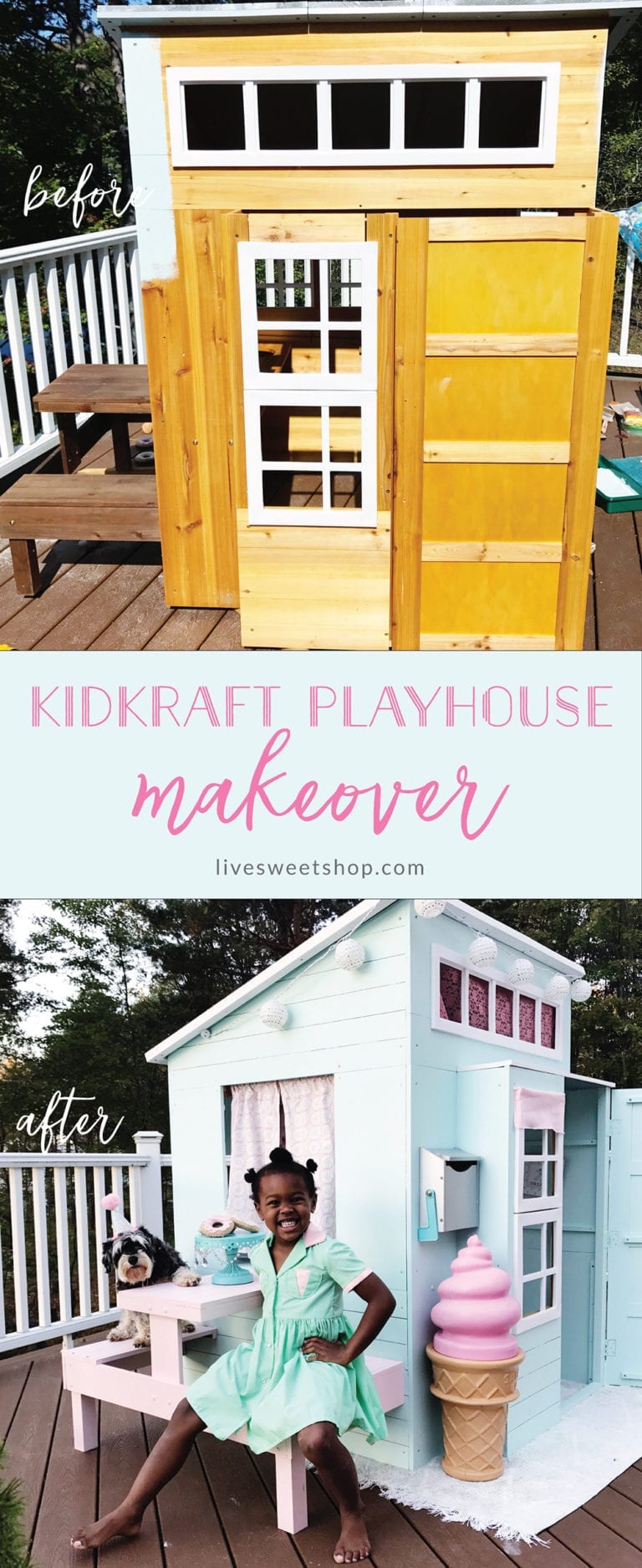 Kidkraft Playhouse Makeover Live Sweet