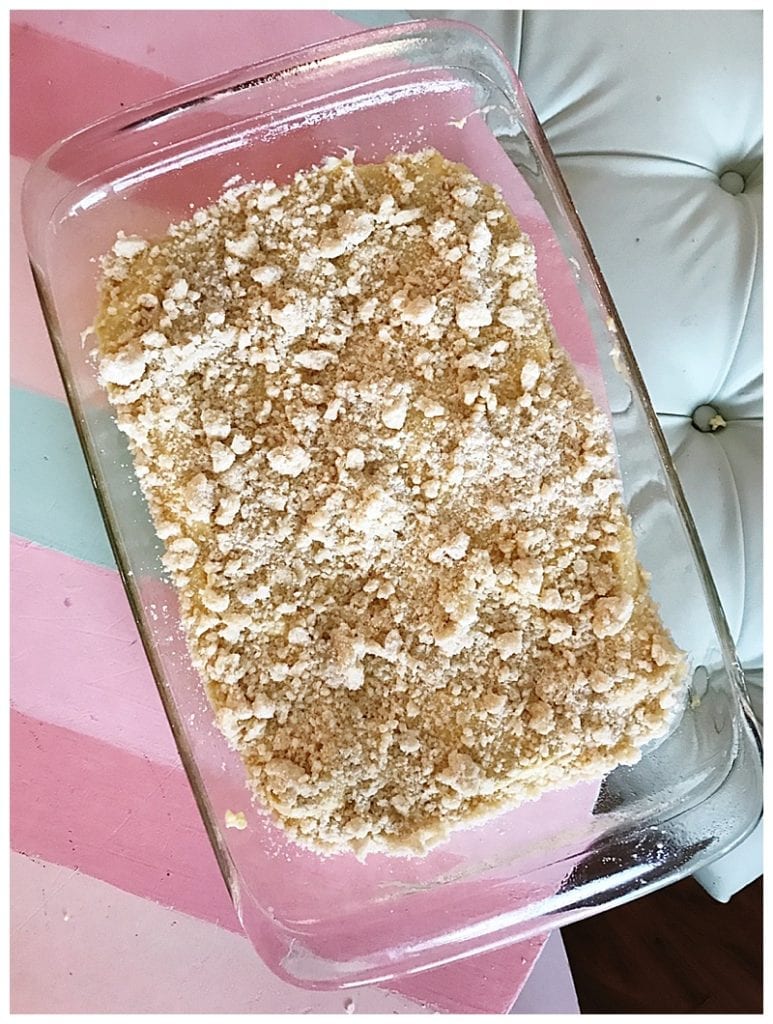 crumbles for the coffee cake
