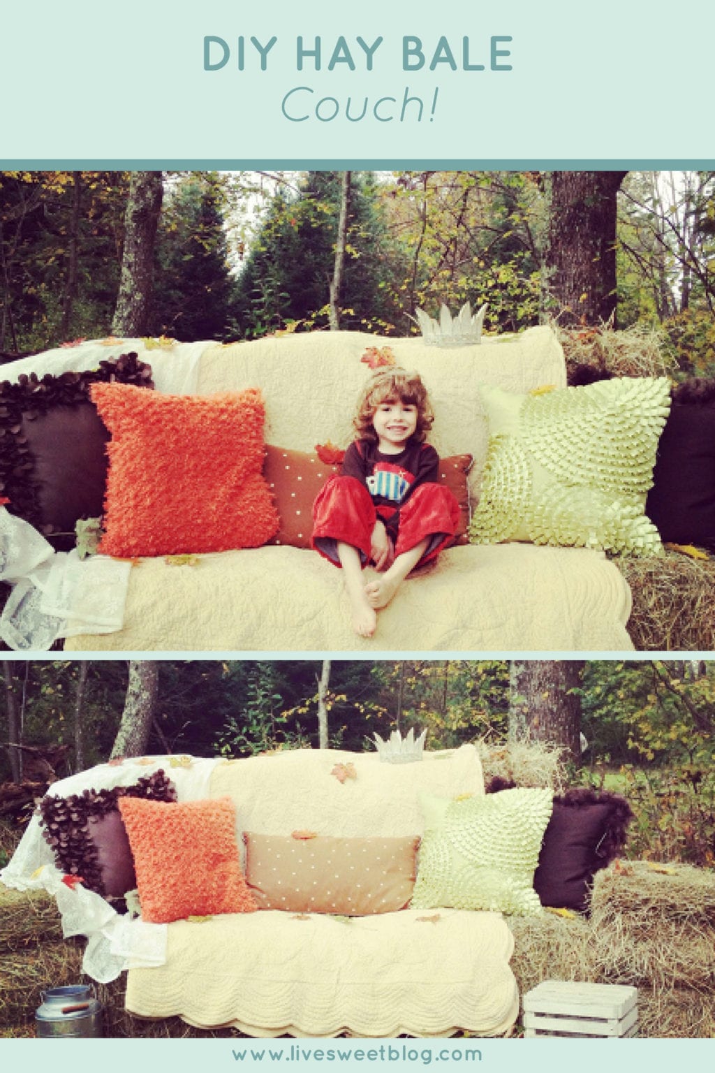 Hay Bale Couch Live Sweet