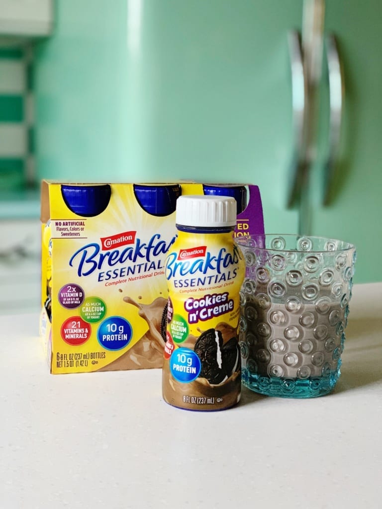 cookies n creme breakfast drink