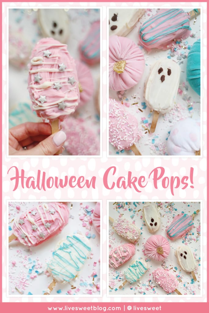 pastel ghost halloween cake pops recipe
