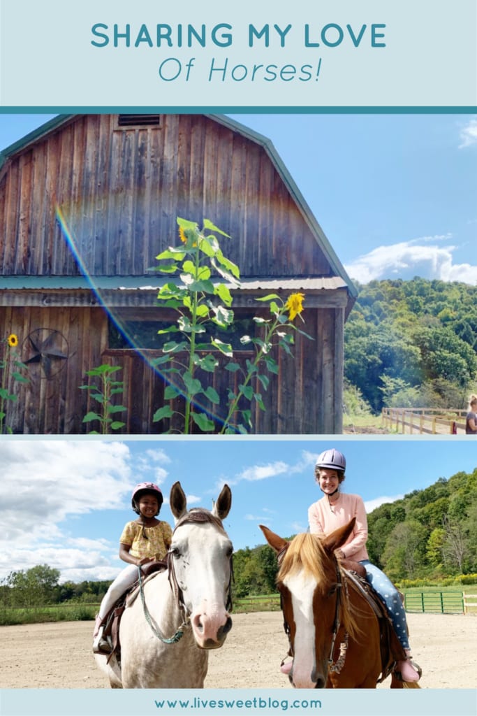 Teaching kids to love to ride horses