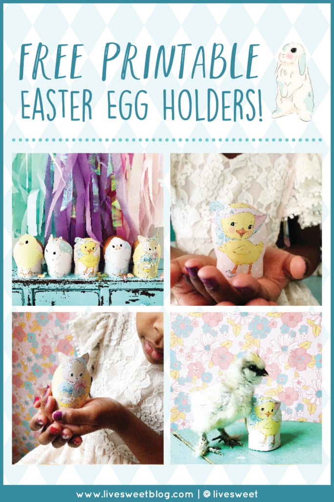 Easter Egg Holder Printables