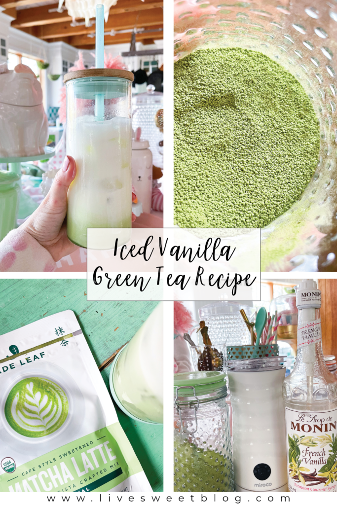 Iced Vanilla Matcha Tea Recipe Live Sweet