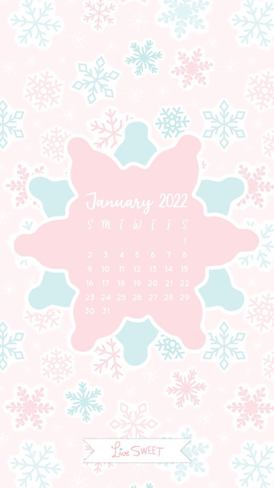 January 2022 Free Wallpapers! - Live Sweet
