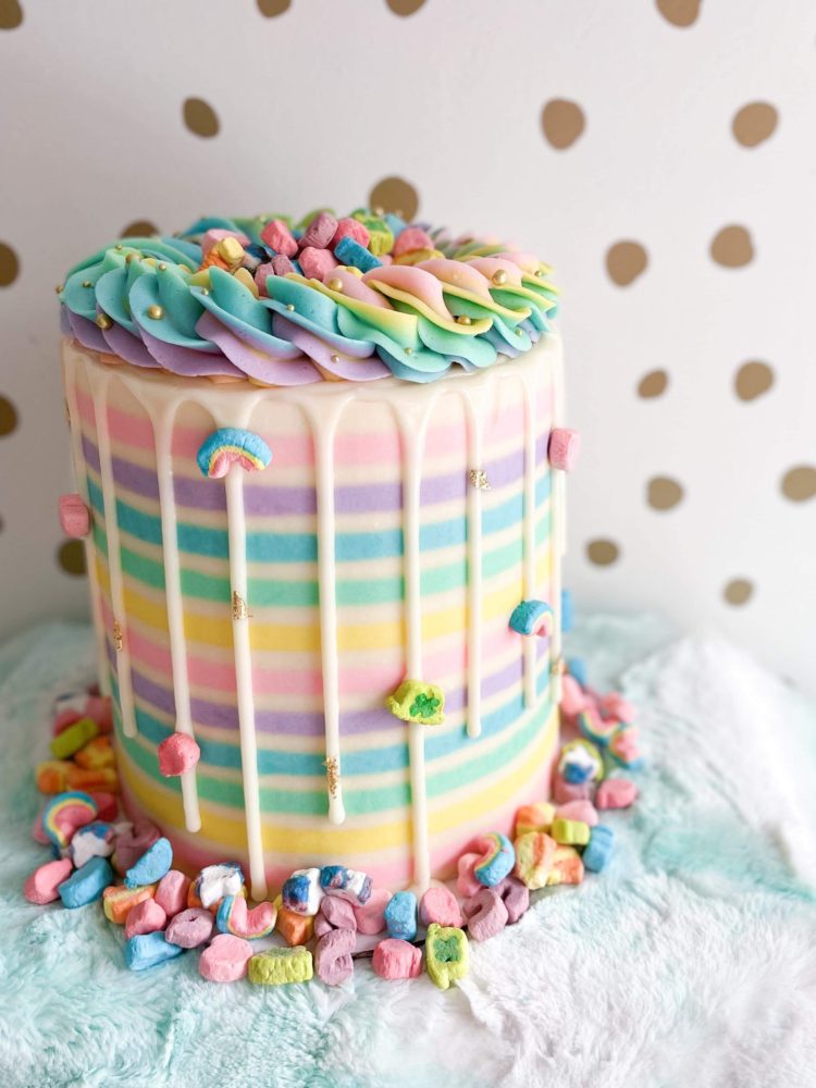 Lucky Charms Sprinkle Cake - wyldflour