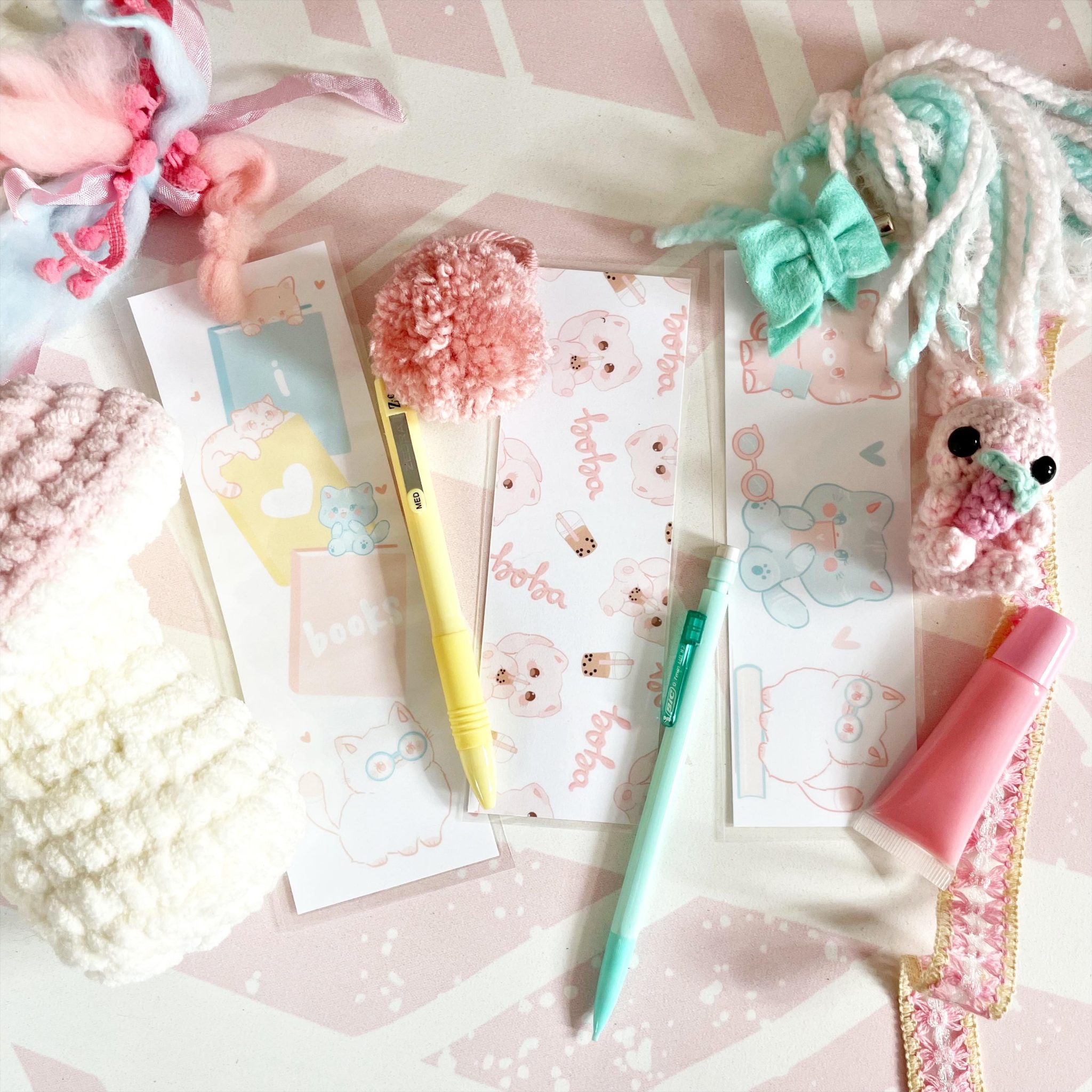 Kitty Cat Bookmarks: Free Printable! - Live Sweet